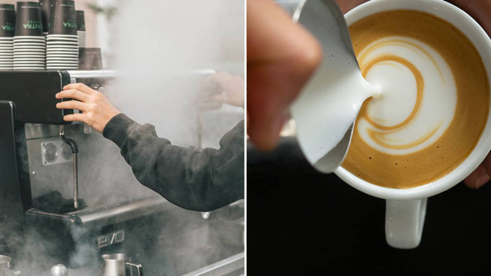 Latte art kursus hos Kontra Coffee – lær at skabe smukke mønstre i kaffen